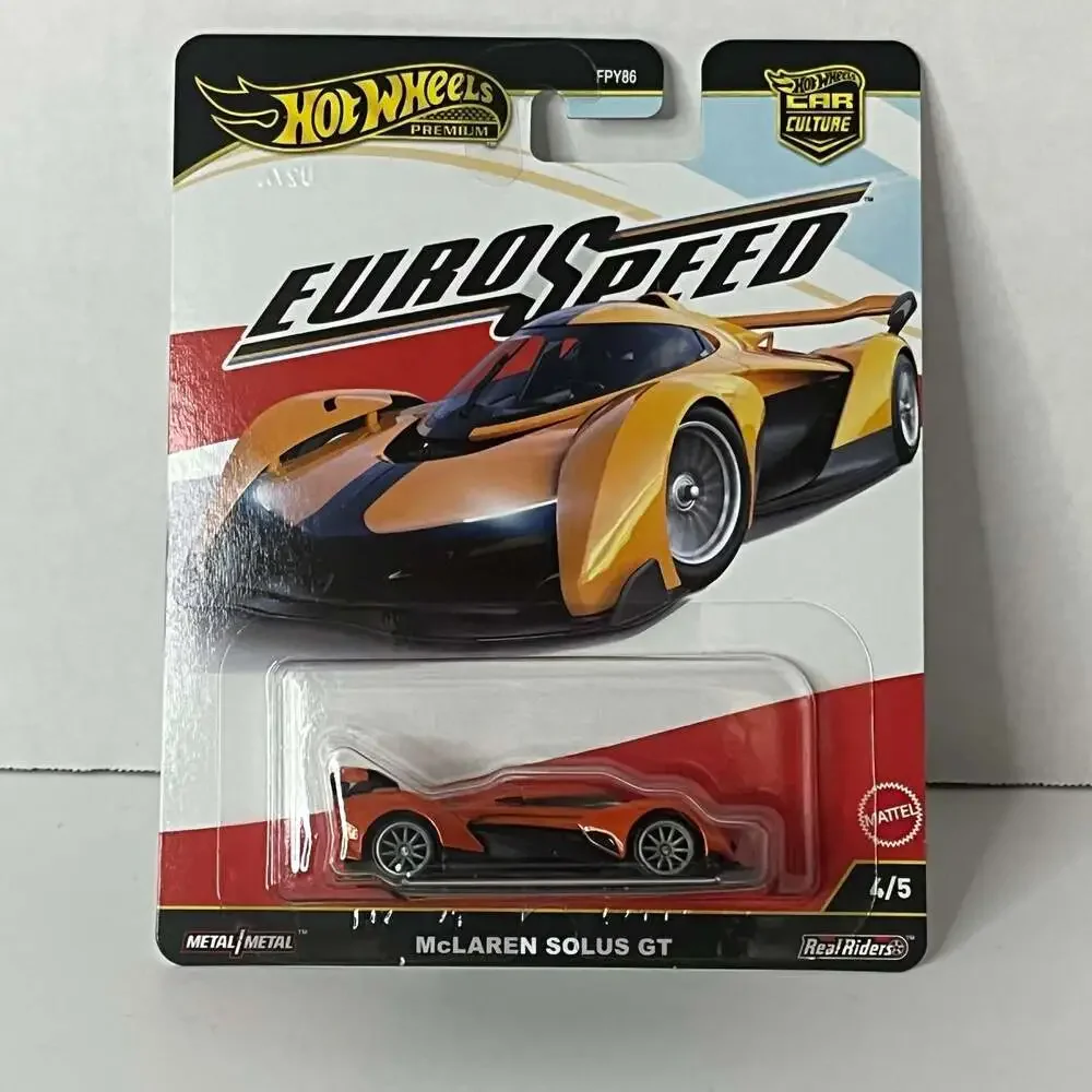 Hot Wheels Premium Car Culture Euro Speed McLaren Solus GT Diecast Model